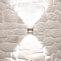 Puk Mini Wall LED 2x8W šošovky číre, matný nikel