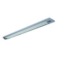 Rastrové LED svietidlo 444 s G13/T8, striebro