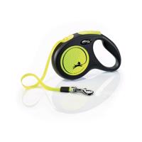 Samonavíjacie vodítko Flexi New Neon M, 5 m, 25kg, žlté