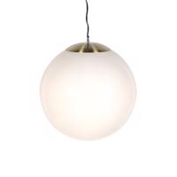 Škandinávska závesná lampa opálové sklo 50 cm - lopta 50