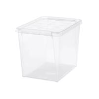 SmartStore Úložný box s bielymi klipmi Classic, 25 l, 25 l