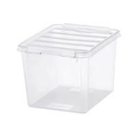 SmartStore Úložný box s bielymi klipmi Classic, 3 l, 3 l