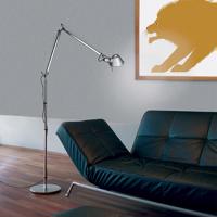 Stojaca lampa Artemide Tolomeo E27 hliník