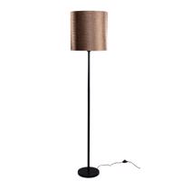 Stojacia lampa čierna s velúrovým tienidlom krokodíl 40 cm - Simplo