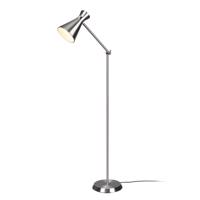 Stojacia lampa Enzo, výška 150 cm, nikel