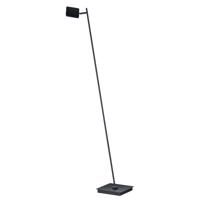 Stojacia LED lampa Tim, CCT, čierna