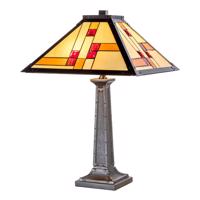 Stolná lampa KT1836-40+P1836 v štýle Tiffany