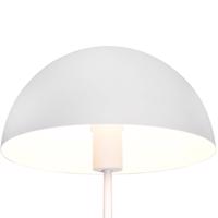 Stolná lampa Nola, výška 45 cm, biela