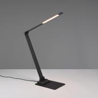 Stolná lampa Travis LED, čierna, CCT, stmievateľná, dotyková, USB