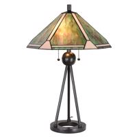 Stolová lampa 5LL-6165 v Tiffany vzhľade, Ø 50 cm