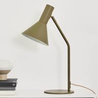 Stolová lampa FRANDSEN Lyss, matná zelená