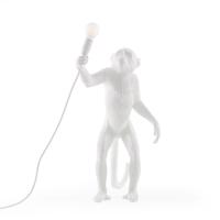 Stolová LED lampa Monkey Lamp, biela, stojacia