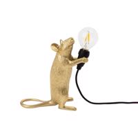 Stolová LED lampa Mouse Lamp USB stojacia zlatá