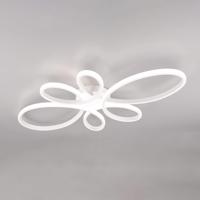 Stropné svietidlo Fly LED, matná biela, 4 000 K, 83 cm x 45 cm