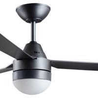 Stropný ventilátor Beacon so svetlom Megara titan 122 cm tichý