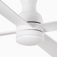 Stropný ventilátor Fraser M LED žiarovka DC biela