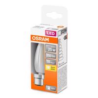 Sviečka OSRAM LED B22d 2,5 W 2 700 K matná