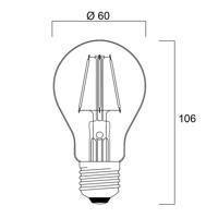 Sylvania ToLEDo Retro LED žiarovka E27 4,1W 4er Mix