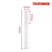 Telefunken Bristol LED svietidlo, 57 cm, biela