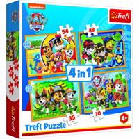 Trefl Puzzle Prázdniny Labková Patrola/Paw Patrol, 28,5 x 20,5 cm