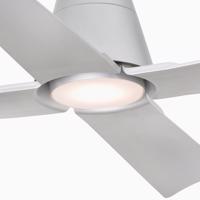 Ventilátor Typhoon L LED svietidlo IP44 sivá