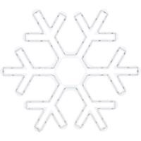 Vianočné LED dekorácie Colouring snowflake 90 LED, 50 x 43 cm