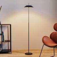 Vibia Mayfair – stojaca LED lampa, grafitovo-sivá