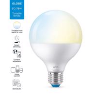 WiZ G95 LED žiarovka E27 11 W globe matná CCT