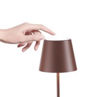 Zafferano Poldina mini lampa batérie IP65 corten