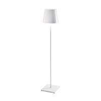 Zafferano Poldina XXL lampa na batérie IP54 biela