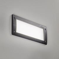 Zapustené nástenné LED Leti 300 Square čierne, CCT