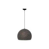 Závesná lampa Fori, Ø 45 cm, hnedá, kov