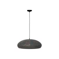 Závesná lampa Fori, Ø 53 cm, hnedá, kov