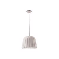 Závesná lampa Madame Gres keramická výška 30 cm, biela