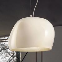 Závesná lampa Surface Ø 40cm E27 biela/matná biela